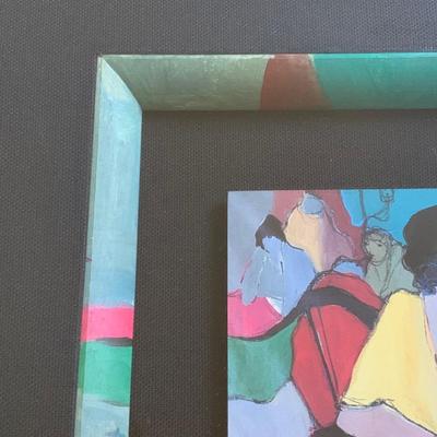 LOT 52 M: Framed & Signed Itzchak Tarkay Painting