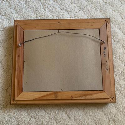 LOT 53 M: Framed & Signed Watercolor Paintings by Bette Elking & V. H. Pollock