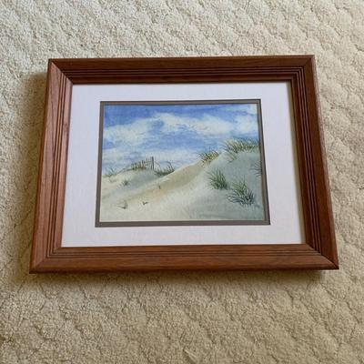 LOT 53 M: Framed & Signed Watercolor Paintings by Bette Elking & V. H. Pollock