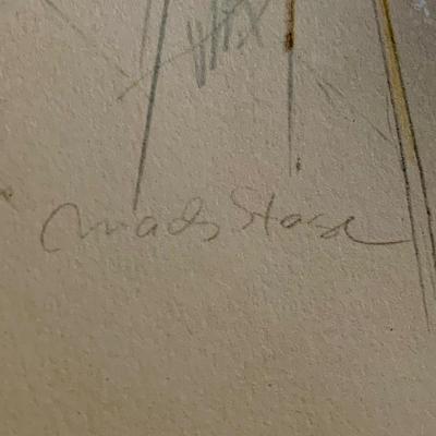 LOT 55 M: Framed Print "Hare" by Chad Stase