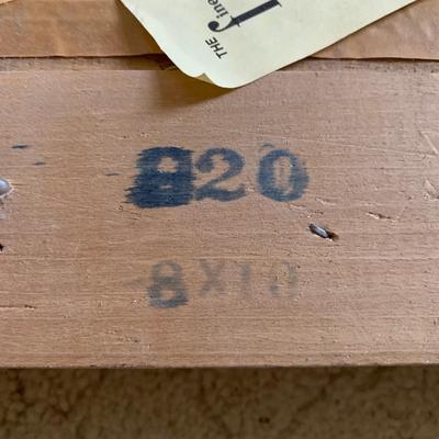 LOT 56 M: Framed & Signed Etching "Pinning The Hat" by Pierre Auguste Renoir