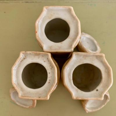 LOT 58 M: Vintage Miniature Japanese Made Lusterware Collection: Tea set & Kitchen Canister Set