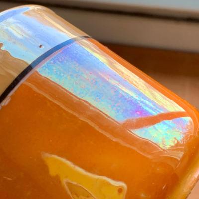 LOT 58 M: Vintage Miniature Japanese Made Lusterware Collection: Tea set & Kitchen Canister Set