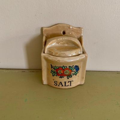 LOT 58 M: Vintage Miniature Japanese Made Lusterware Collection: Tea set & Kitchen Canister Set