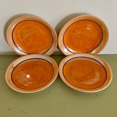 LOT 58 M: Vintage Miniature Japanese Made Lusterware Collection: Tea set & Kitchen Canister Set