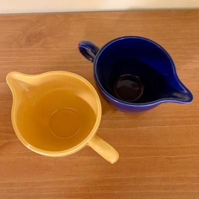 LOT 60 K: Fiestaware Collection: Plates, Salt & Pepper Shakers, Cups, & More