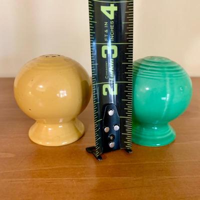 LOT 60 K: Fiestaware Collection: Plates, Salt & Pepper Shakers, Cups, & More