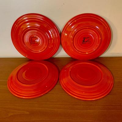 LOT 60 K: Fiestaware Collection: Plates, Salt & Pepper Shakers, Cups, & More