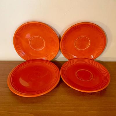 LOT 60 K: Fiestaware Collection: Plates, Salt & Pepper Shakers, Cups, & More