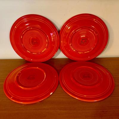LOT 60 K: Fiestaware Collection: Plates, Salt & Pepper Shakers, Cups, & More