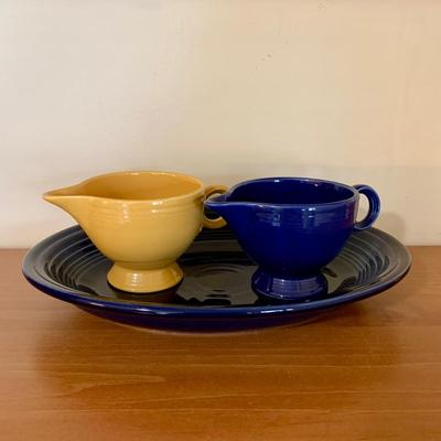 LOT 60 K: Fiestaware Collection: Plates, Salt & Pepper Shakers, Cups, & More