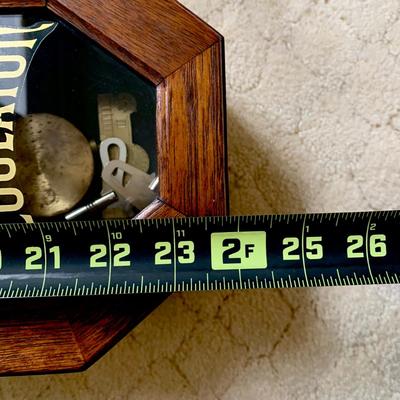 LOT 61 M: Signed Regulator Wall Clock by Geo. F. Rightmire