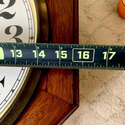 LOT 61 M: Signed Regulator Wall Clock by Geo. F. Rightmire