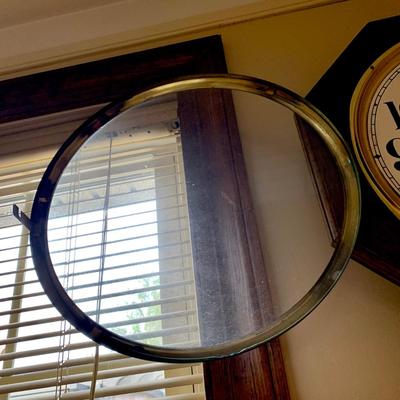 LOT 61 M: Signed Regulator Wall Clock by Geo. F. Rightmire