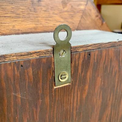 LOT 61 M: Signed Regulator Wall Clock by Geo. F. Rightmire