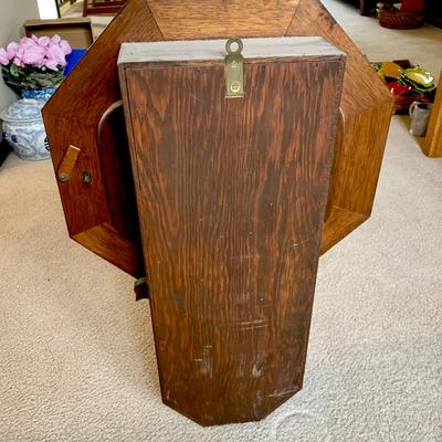 LOT 61 M: Signed Regulator Wall Clock by Geo. F. Rightmire