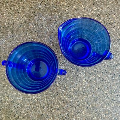 LOT 64 K: Signed Hand Blown Ruffled Rim Aqua & White Marbled Vase, Pasabahce Turkish Cobalt Blue Swirl Hand Blown Glass Footed Bowl,...