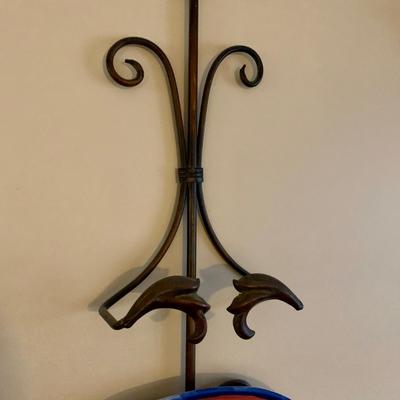 LOT 68 K & L: Yellow & Blue Fruit Collector Plate Home Decor Collection