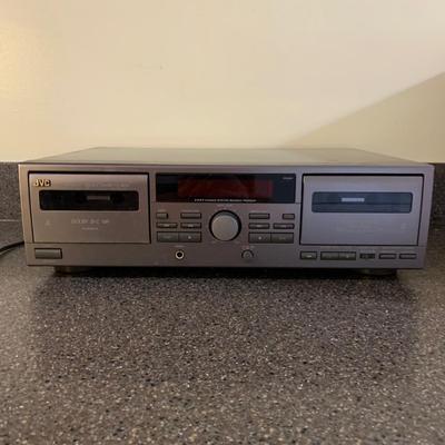 LOT 72 L: JVC Double Cassette Deck Model #TD-W209