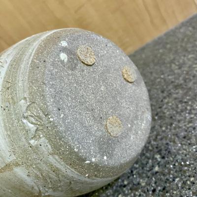 LOT 74 K: Blue & White Pottery Collection: Foo Dog & Blossoms Chinese Ginger Jar, Louisville Stoneware Smithsonian Institute...