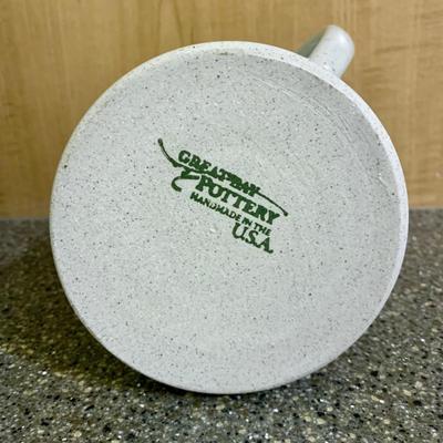 LOT 74 K: Blue & White Pottery Collection: Foo Dog & Blossoms Chinese Ginger Jar, Louisville Stoneware Smithsonian Institute...