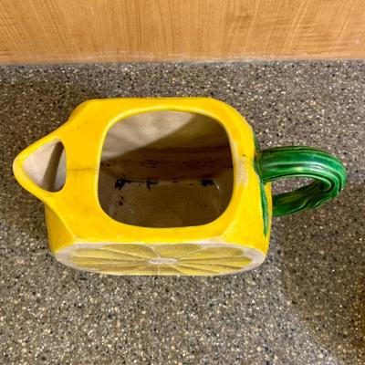 LOT 75 K: Goldendawn Johnson Bros. English Pale Yellow China Set & Ceramic Fruit Kitchenware