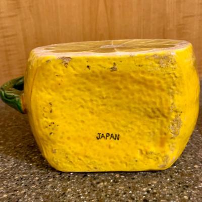 LOT 75 K: Goldendawn Johnson Bros. English Pale Yellow China Set & Ceramic Fruit Kitchenware