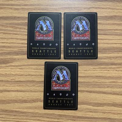 LOT 77 C: Magic The Gathering: Specialty Pack Curated by Janosch Kühn (Finalist) of August 1997 Seattle World Championships Cards