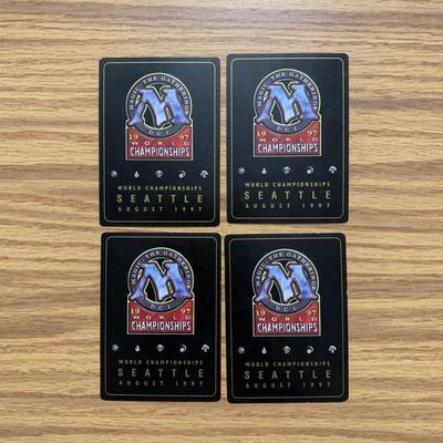 LOT 77 C: Magic The Gathering: Specialty Pack Curated by Janosch Kühn (Finalist) of August 1997 Seattle World Championships Cards