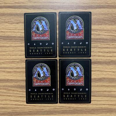 LOT 77 C: Magic The Gathering: Specialty Pack Curated by Janosch Kühn (Finalist) of August 1997 Seattle World Championships Cards