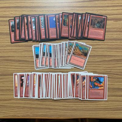 LOT 78 C: Magic The Gathering: 1993 - 2002 Red Card Collection