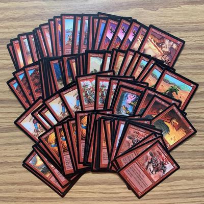LOT 78 C: Magic The Gathering: 1993 - 2002 Red Card Collection