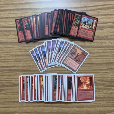 LOT 78 C: Magic The Gathering: 1993 - 2002 Red Card Collection