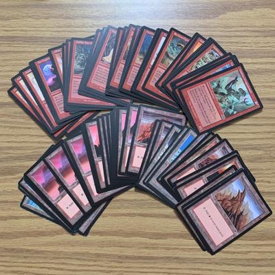 LOT 78 C: Magic The Gathering: 1993 - 2002 Red Card Collection