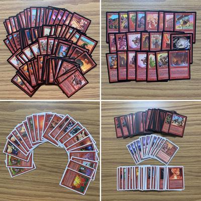 LOT 78 C: Magic The Gathering: 1993 - 2002 Red Card Collection