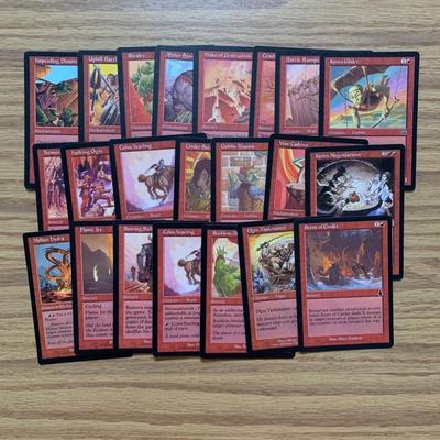LOT 78 C: Magic The Gathering: 1993 - 2002 Red Card Collection