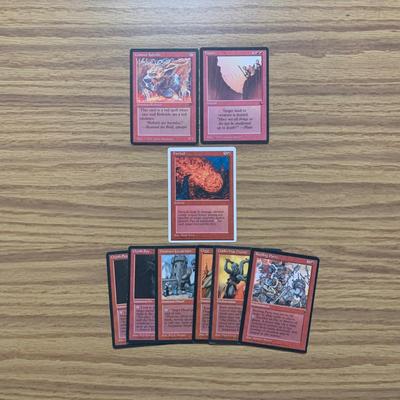 LOT 78 C: Magic The Gathering: 1993 - 2002 Red Card Collection