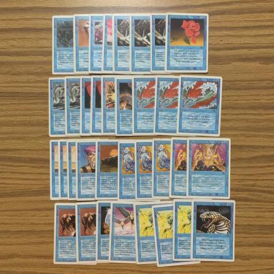 LOT 79 C: Magic The Gathering: 1993 - 2002 Blue Card Collection