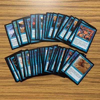 LOT 79 C: Magic The Gathering: 1993 - 2002 Blue Card Collection