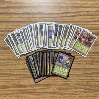 LOT 80 C: Magic The Gathering: 1993 - 2002 Green Card Collection