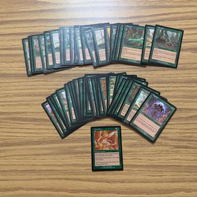 LOT 80 C: Magic The Gathering: 1993 - 2002 Green Card Collection