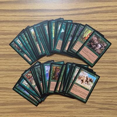 LOT 80 C: Magic The Gathering: 1993 - 2002 Green Card Collection