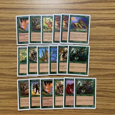LOT 80 C: Magic The Gathering: 1993 - 2002 Green Card Collection