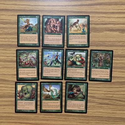 LOT 80 C: Magic The Gathering: 1993 - 2002 Green Card Collection