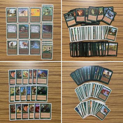 LOT 80 C: Magic The Gathering: 1993 - 2002 Green Card Collection