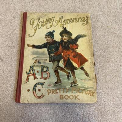 LOT 101B: Antique & Vintage Children's Books - 1900 Young American's The ABC & Pretty Picture Book, 1936 The Night...