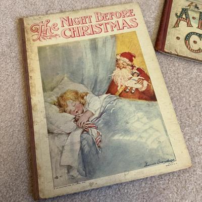 LOT 101B: Antique & Vintage Children's Books - 1900 Young American's The ABC & Pretty Picture Book, 1936 The Night...