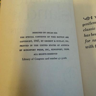 LOT 103B: Antique 1917 Hans Brinker or The Silver Skates by Mary Mapes Dodge, 1954 Grimm's Fairy Tales, 1941 Aesop's Fables,...
