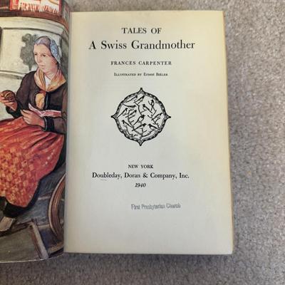 LOT 103B: Antique 1917 Hans Brinker or The Silver Skates by Mary Mapes Dodge, 1954 Grimm's Fairy Tales, 1941 Aesop's Fables,...