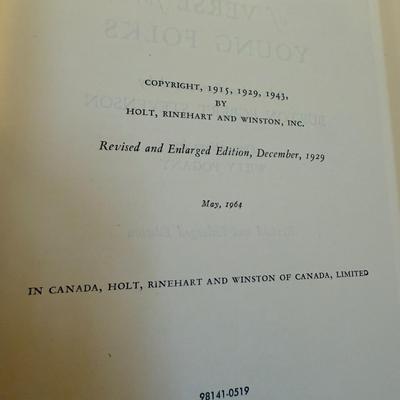 LOT 103B: Antique 1917 Hans Brinker or The Silver Skates by Mary Mapes Dodge, 1954 Grimm's Fairy Tales, 1941 Aesop's Fables,...